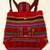 Patterned knit backpack knapsack 7 thumbnail