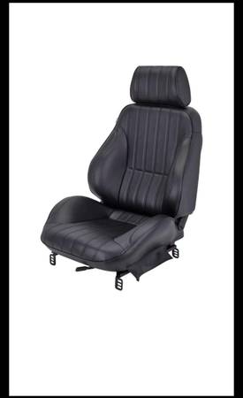 Procar 80-1000-51R Rally Series Bucket Seat, Pass. Side, Black 1