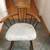 Industrial style iron and oak rocking chair 3 thumbnail