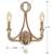 Crystorama 6762-DT Garland 2-Light Hand Cut Crystal Wall Sconce 2 thumbnail