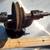Antique/Vintage Benchtop or Wall Mount Belt Drive Small Drill or Clamp 2 thumbnail