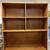 Teak Veneer Large Bookcase. 4 Open Shelves & Cabinet. 4 thumbnail