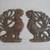 Vintage Cast Iron Copper Plated Rooster & Hen Farm House Wall Plaques 1 thumbnail
