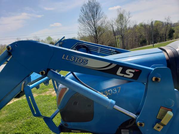 ls tractor with front loader and backhoe 1