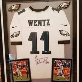 Authenticated Autographed Carson Wentz Jersey 1