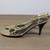 Burberry Metallic Gold Braided Slingback Sandals 39.5 3 thumbnail