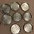 2 Vintage 8 Pc Sets Aluminum Coasters- Ducks or Roses 2 thumbnail