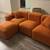 Modern Orange Couch/Sofa for sale 5 thumbnail