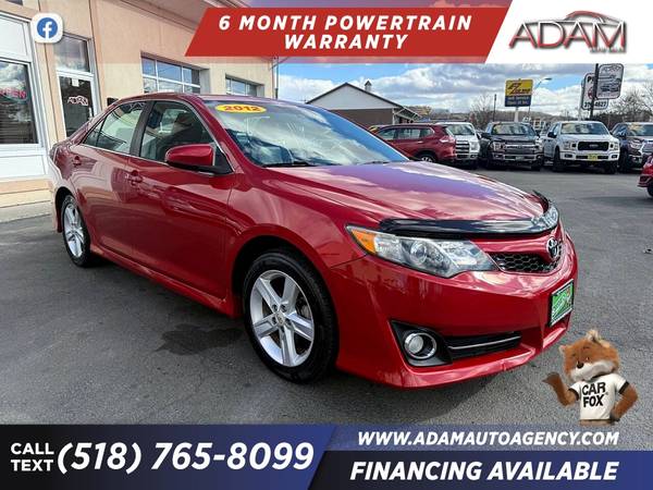 $204/mo - 2012 Toyota Camry SESedan - $12,999 (27 Colombia St Rensselaer, NY 12144)63477981673603123