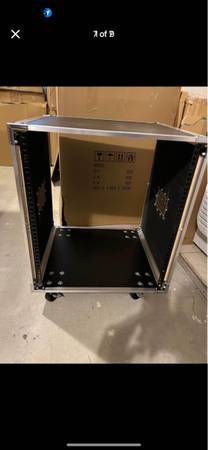 12U Amplifier Rack Case Universal Equipment Rack Flight case road case with cast 1