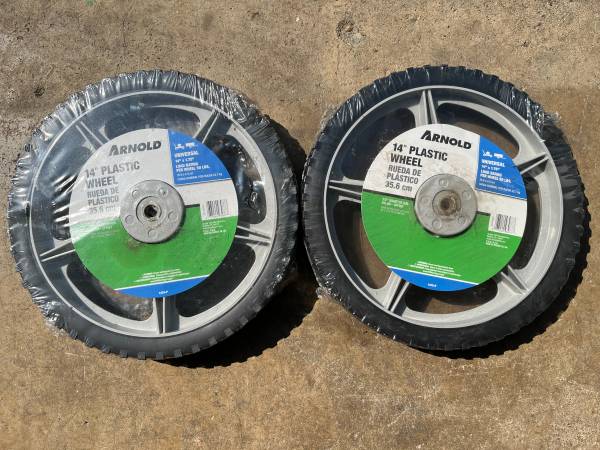 Big Rear Lawn Mower Wheels 1