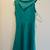 Sleeveless, high neck, a-line silhouette, solid, green dress, size S 3 thumbnail