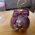 1996 Barbie Wearing Plum/Purple Dress Decoupage Ball Ornament 2 thumbnail