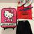 Hello Kitty 16" Suitcase Riedell Ice Skates w/ Blade Guards Butt Guard 1 thumbnail