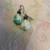 White & turquoise stone earrings 2 thumbnail