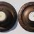 Brass Framed Regency English Bone China Plates 14 thumbnail