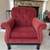 Vintage Bernhardt Roll Arm Chairs& Ottoman- Set - CS5 1 thumbnail