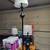 Pair of Black Table Lamps and Matching Floor Lamp w/ New Shade 4 thumbnail