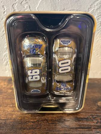 Aaron's 50th Anniversary Car Set Kenny Wallace Michael Waltrip 1