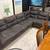 Dark Brown Microsuede 2pc Sectional 1 thumbnail