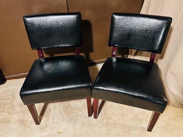 Two Black Chairs 1