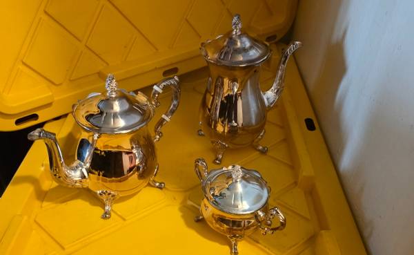 Vintage Silver-Plated Tea and Coffee Service Set 1