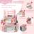Clear Backpack for School, Heavy Duty PVC ~ PINK 3 thumbnail