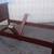 Wooden twin bed frame with mattress 1 thumbnail