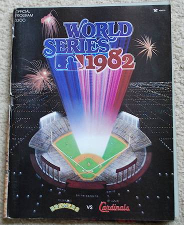 1982 & 1987 World Series Programs 1
