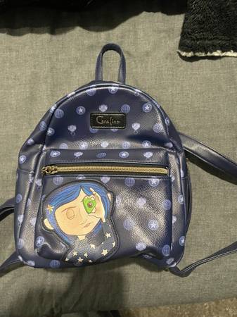 Was $160 Loungefly Coraline Icons Mini Backpack Leather Paid $165 1