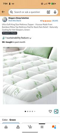 King mattress pad 1