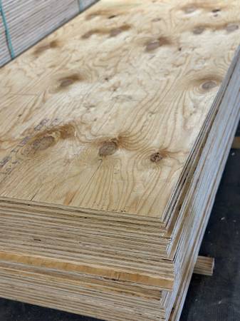 3/4” plywood $22 1