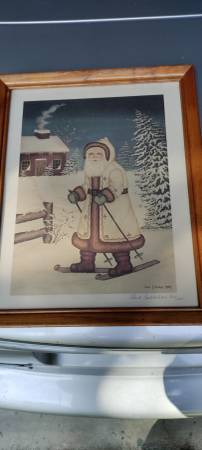 Gail Callahan's Santa skiing 1989 1