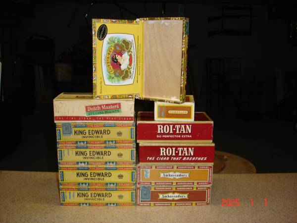 OLD CIGAR BOXES 1
