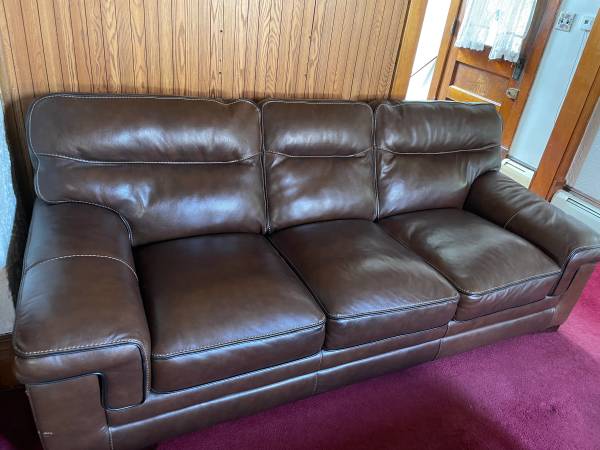 Leather Couch Set 1