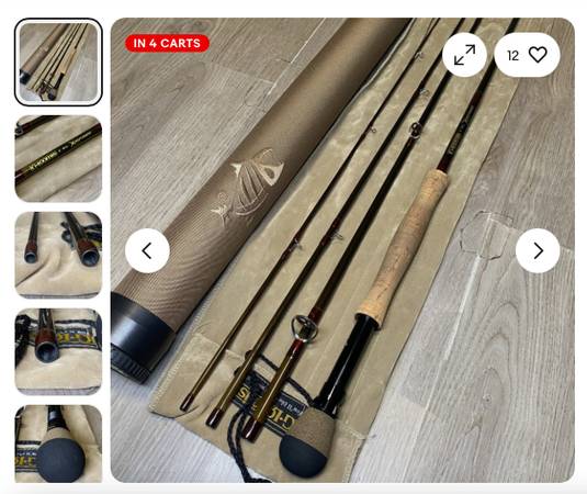 G. LOOMIS XPERIENCE FLY ROD, 4 PIECES, 9', 10# 1