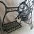 antique SINGER cast iron treadle SEWING MACHINE base game stand table 6 thumbnail