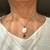 Mother of Pearl necklace and earrings set 2 thumbnail