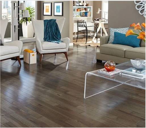 Prefinished Solid Hickory Plank Flooring $3.29 1