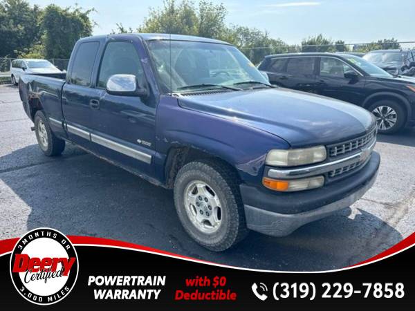 Used 2002 Chevrolet Silverado 1500 LS Indigo Blue Metallic 1