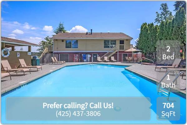 $1,850 / 2br - 704ft2 - Now showing! Gorgeous 704 Sq Ft 2 bed, 1 bath! Wonderful deal! (Lynnwood)63910064377091121