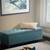 maniscalaco Button Tufted Rectangular Storage Bench Peacock Blue 4 thumbnail