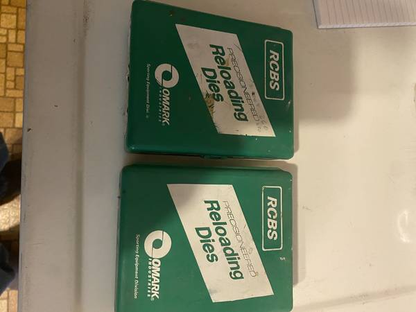 RCBS dies  and Texan FW 1