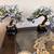 ( 13”W x 12”H ). Blue Jade Flower Tree Set. 2 thumbnail