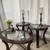 Classic Glass & Wood Coffee Table Set Of 3 8 thumbnail