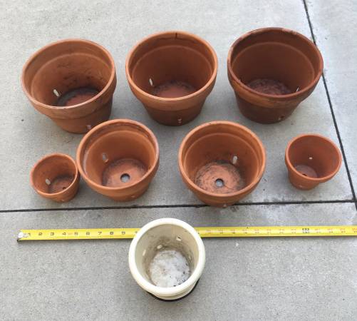 Collection of ventilated orchid pots 1