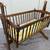 Vintage Jenny Lind Style Wooden Baby Cradle / Bassinet / Crib 2 thumbnail