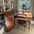 Dining set, table with extension, 4 chairs, and small sideboard 1 thumbnail