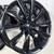 22" Turbine Style Gloss Black Wheels 22x9/10 Rims Set Fits Tesla Model 3 thumbnail