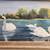 Geese in lake painting 2 thumbnail